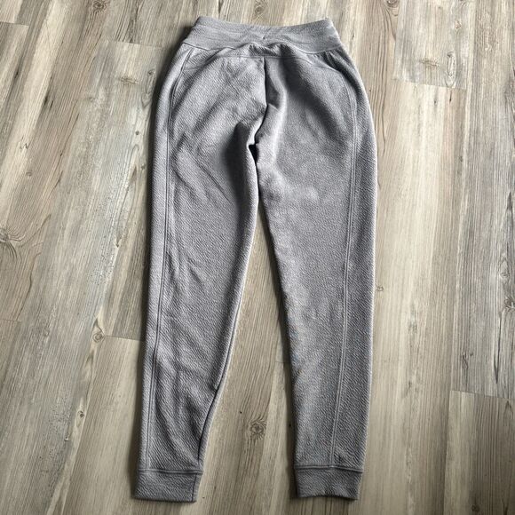 Prana Textured Gray Pull On Drawstring Joggers Size XS - Picture 8 of 8